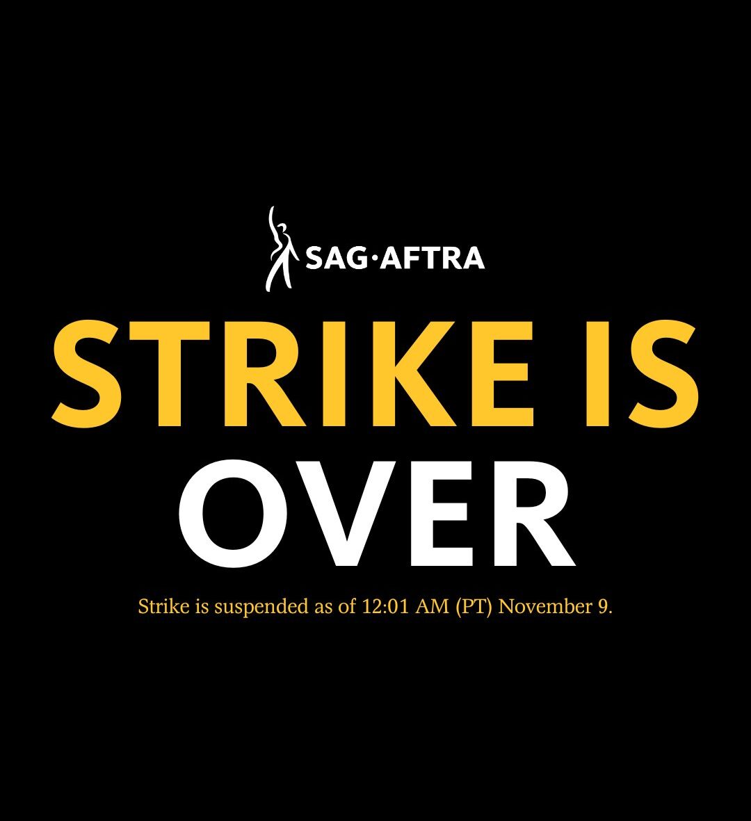 Fim da greve! Atores de Hollywood chegam a um acordo com os estúdios