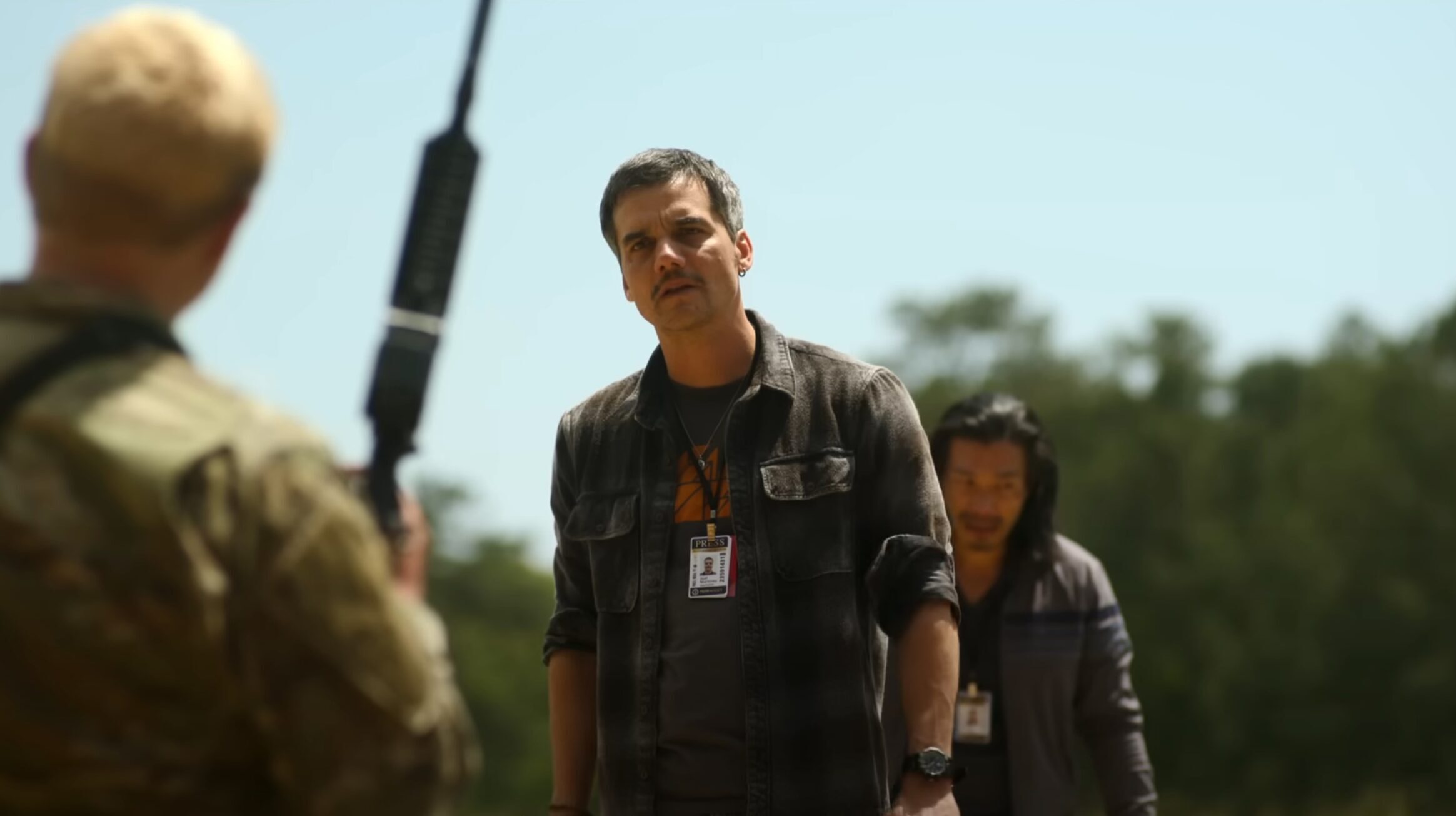 Wagner Moura ao lado de Kirsten Dunst em Civil War, da A24, veja o trailer inédito