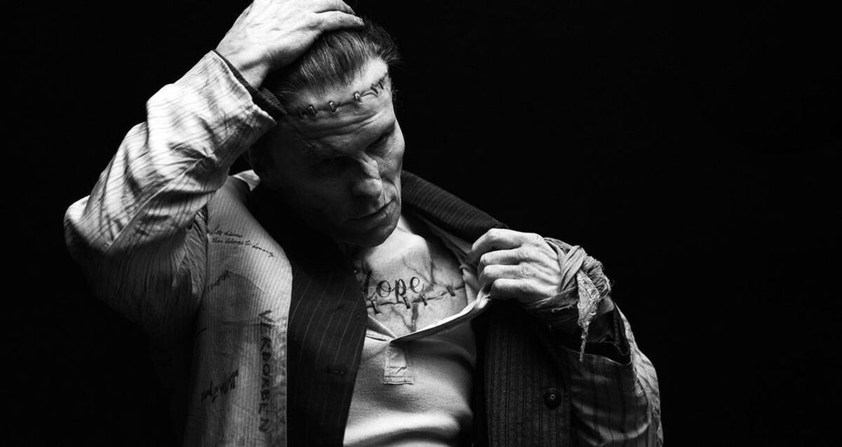 Revelada primeira foto de Christian Bale como Frankenstein em remake dirigido por Maggie Gyllenhaal